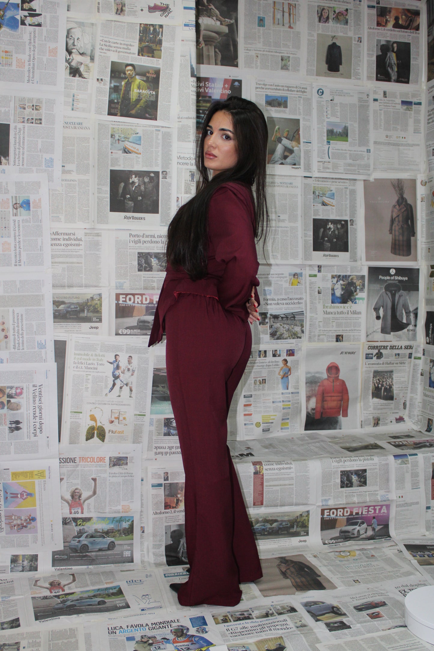 TAILLEUR VENOM bordeaux