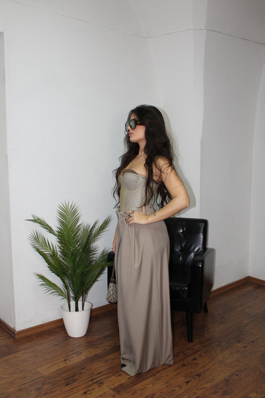 CORSET CUTIE tortora