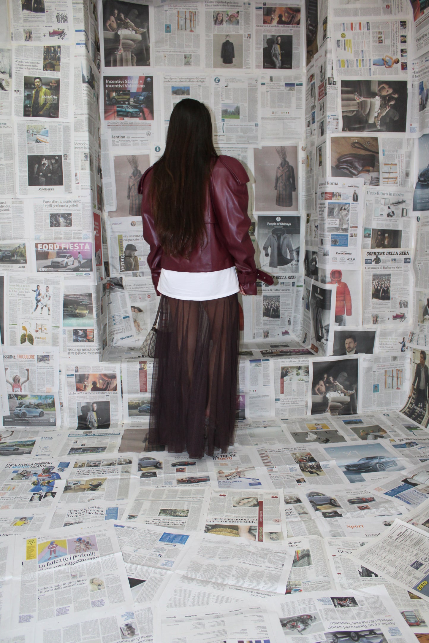 JACKET MANSON BORDEAUX
