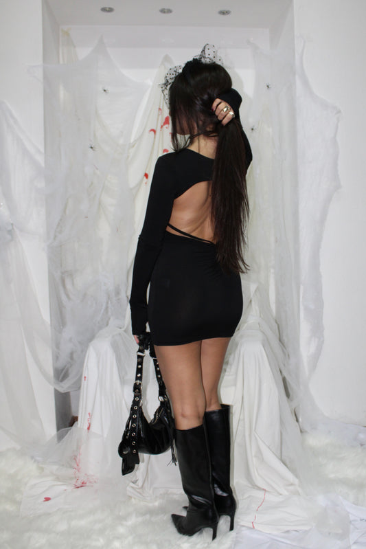 DRESS MIDNIGHT black