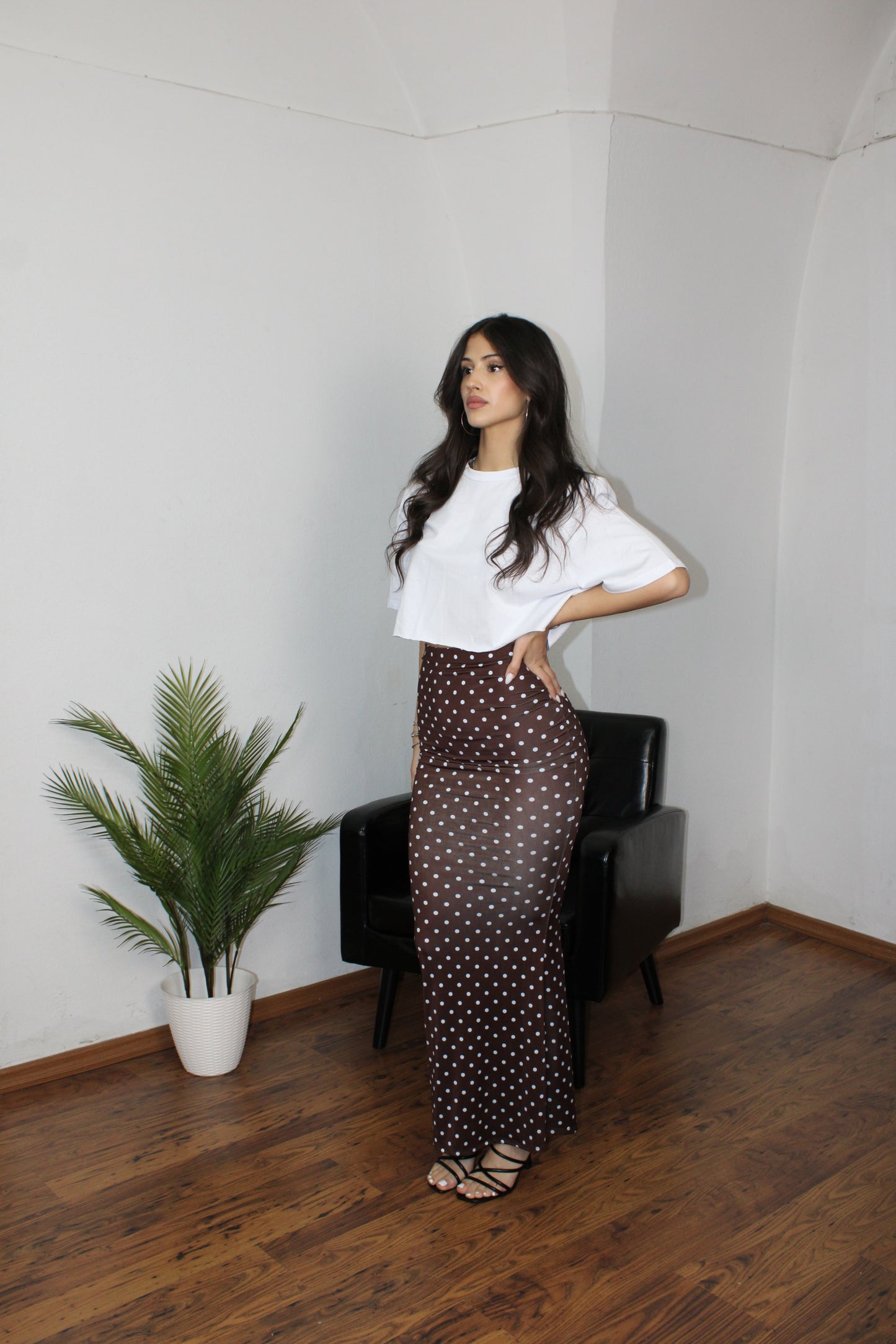 T-shirt Crop white