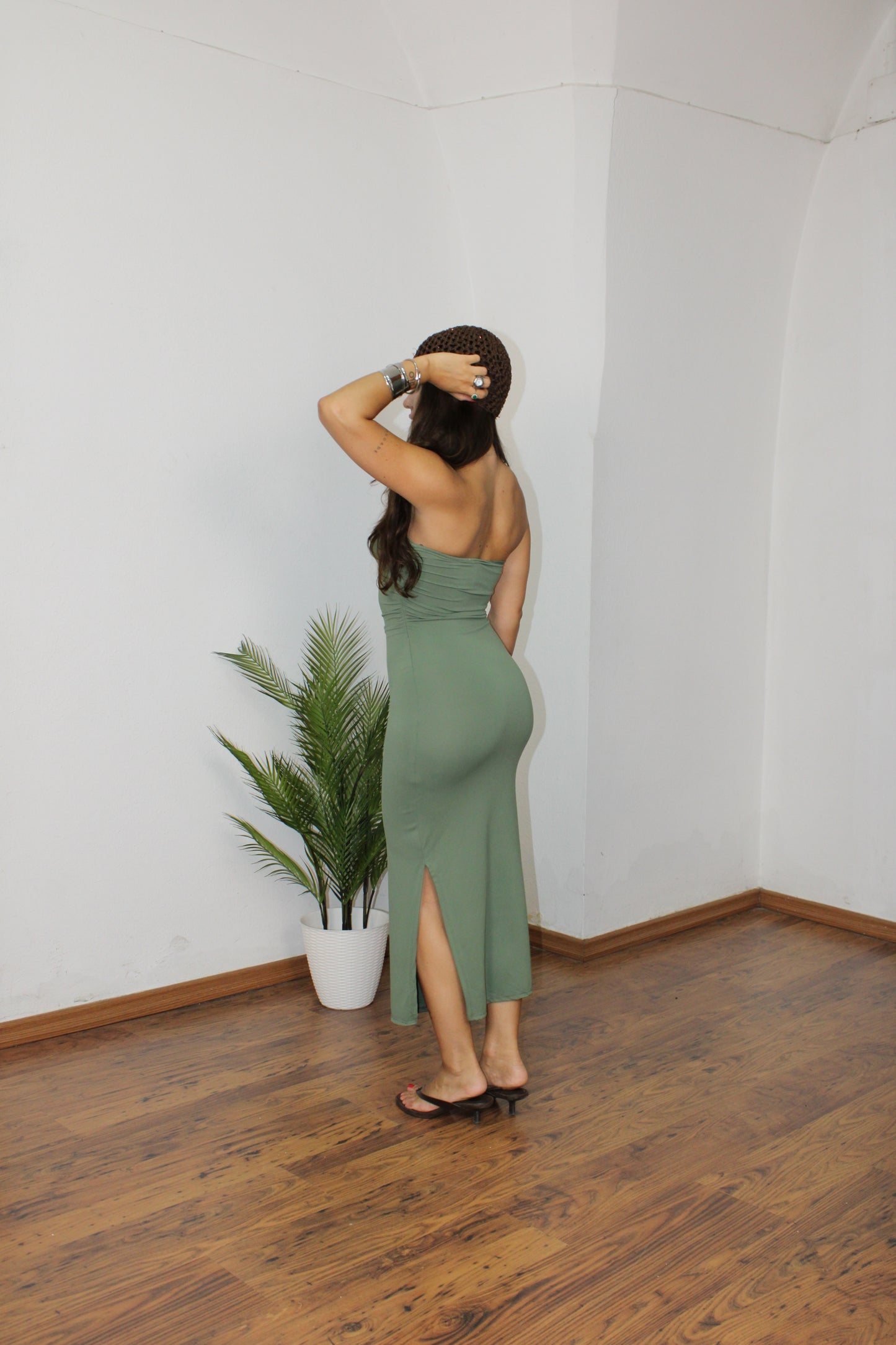 Dress Jamie green
