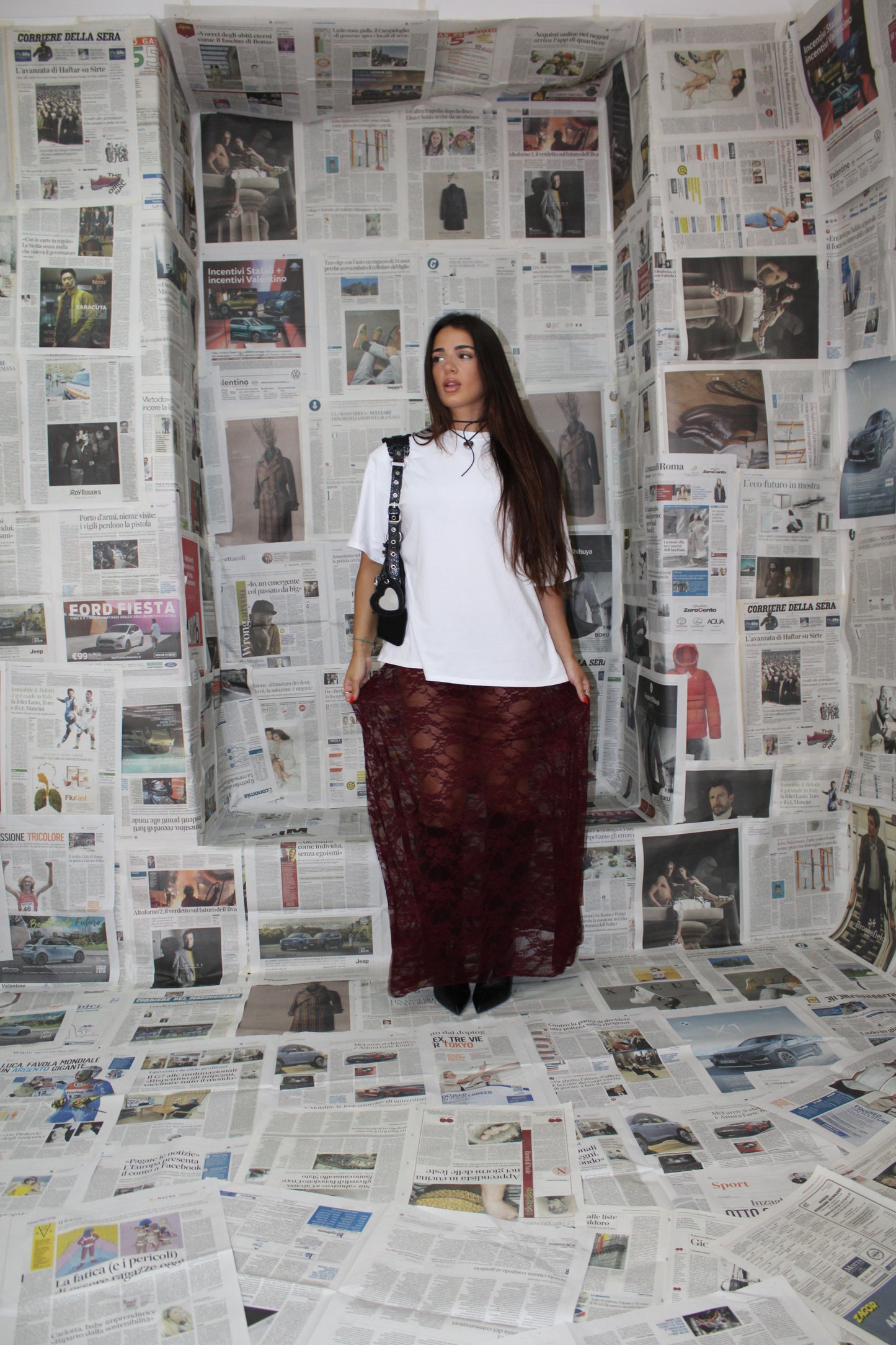 LONG SKIRT PIZZO