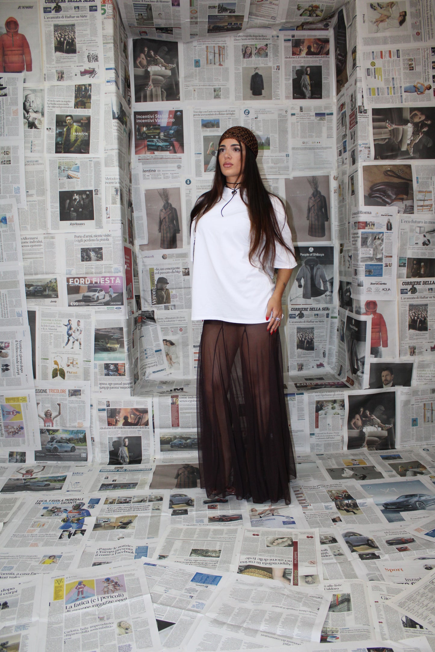 BROWN SKIRT VELO