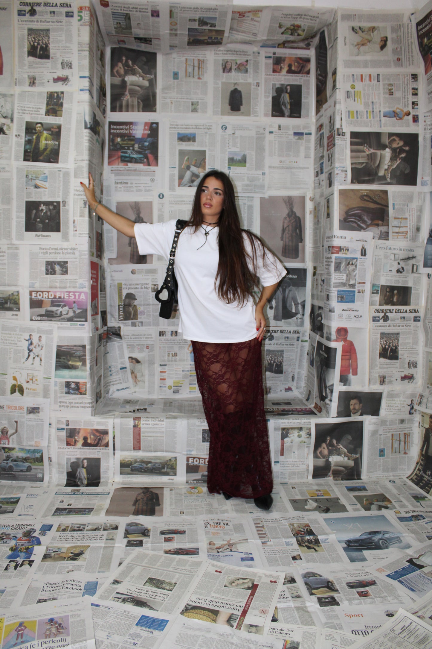 LONG SKIRT PIZZO