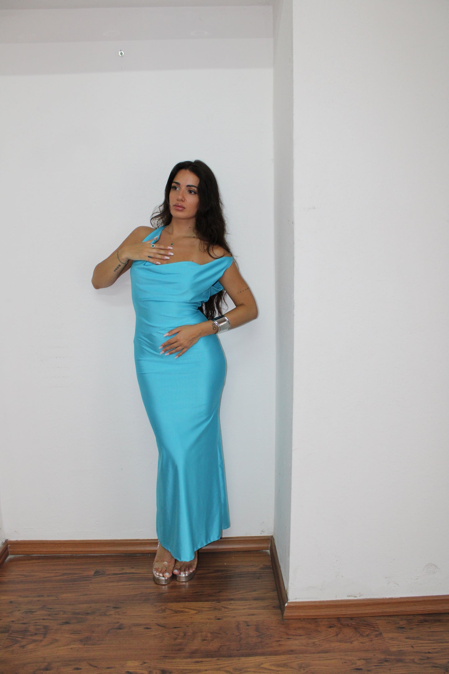 DRESS ACQUA E SALE