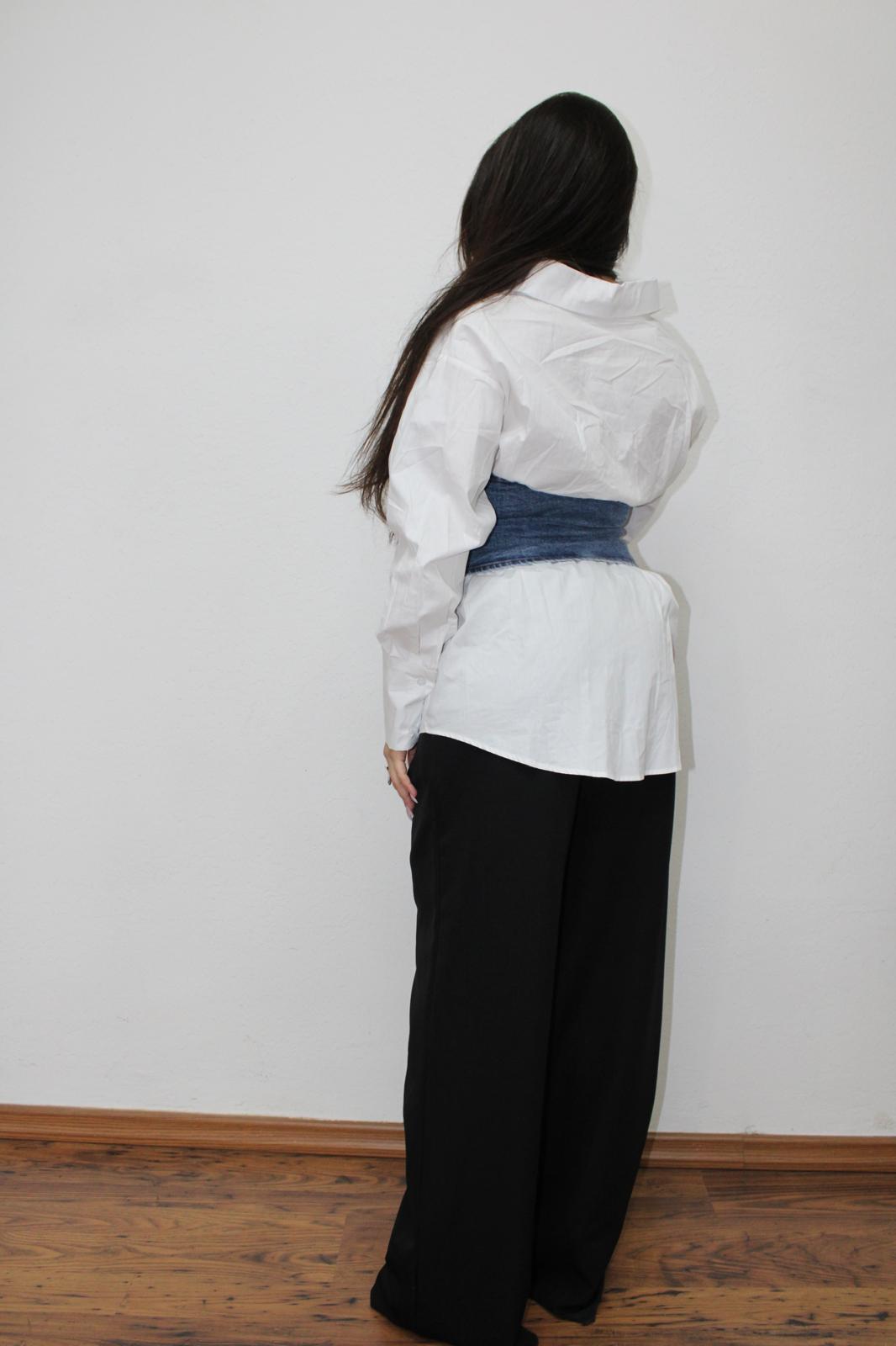CAMICIA CINTA DENIM