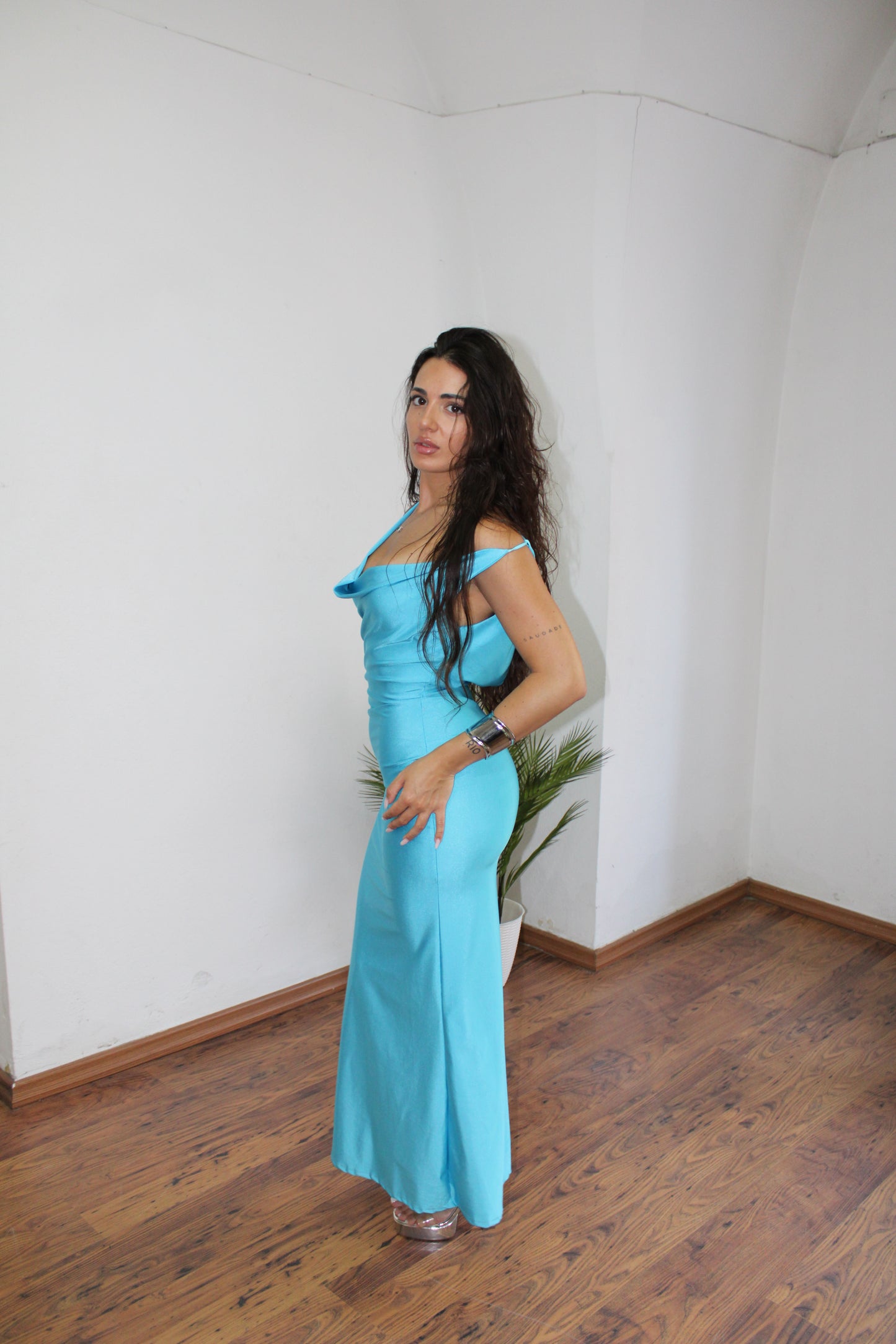 DRESS ACQUA E SALE