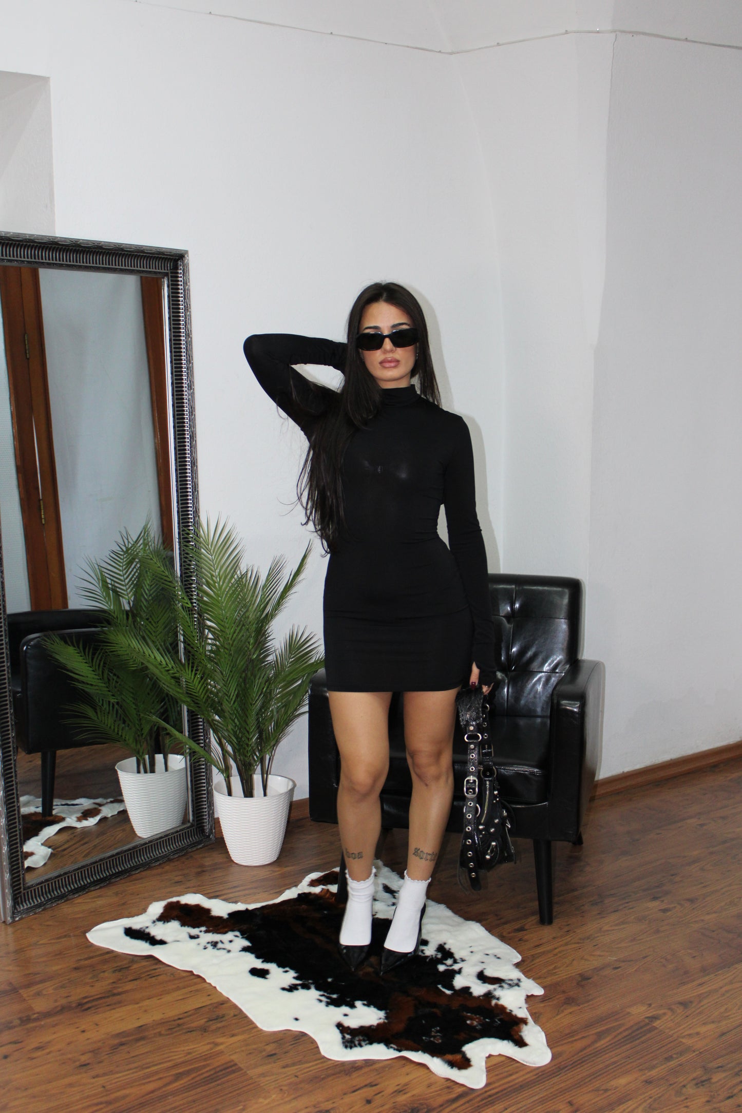 DRESS LUPEN nero