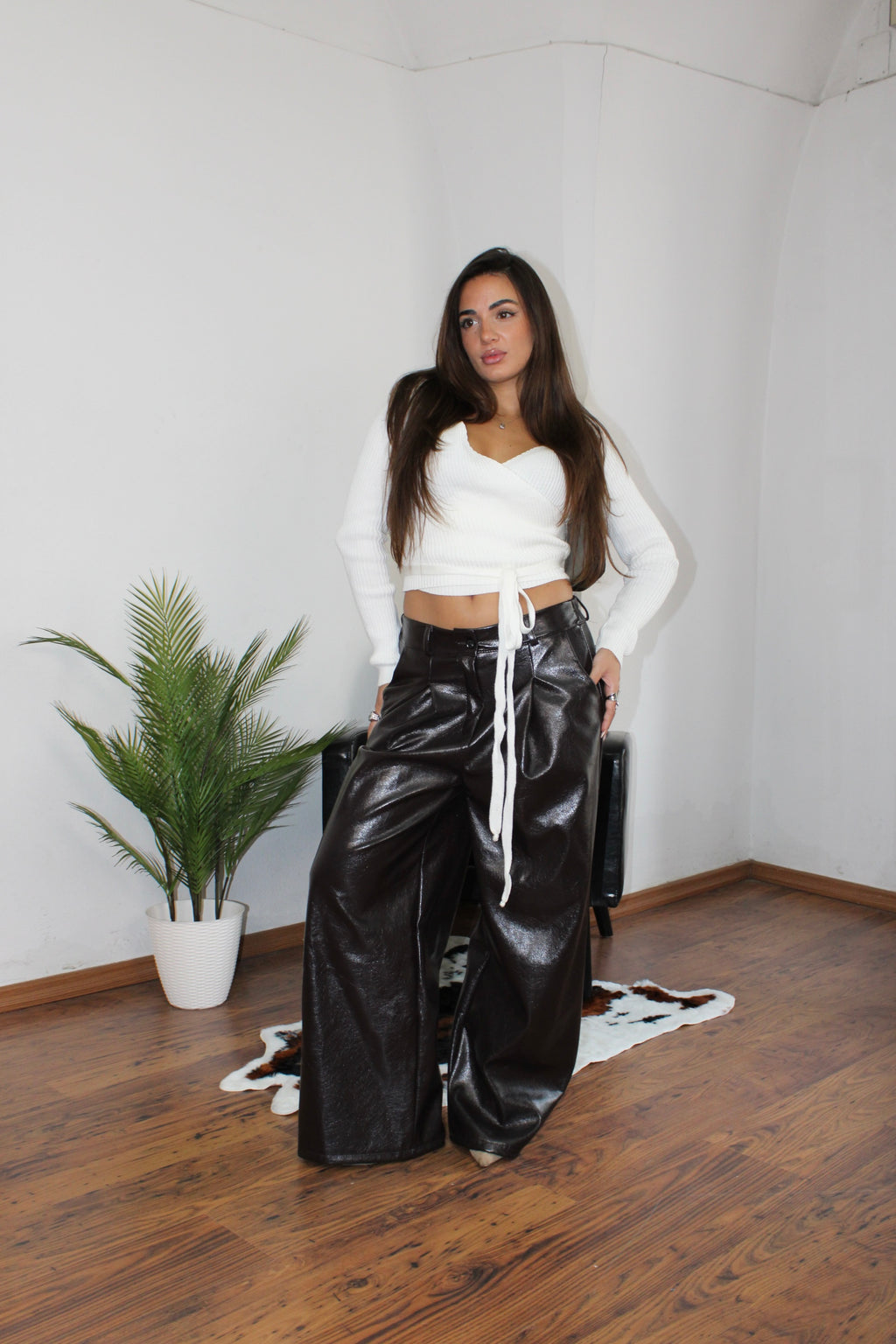 Pant Over pelle