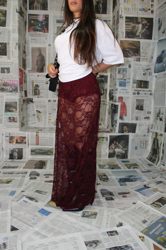 LONG SKIRT PIZZO