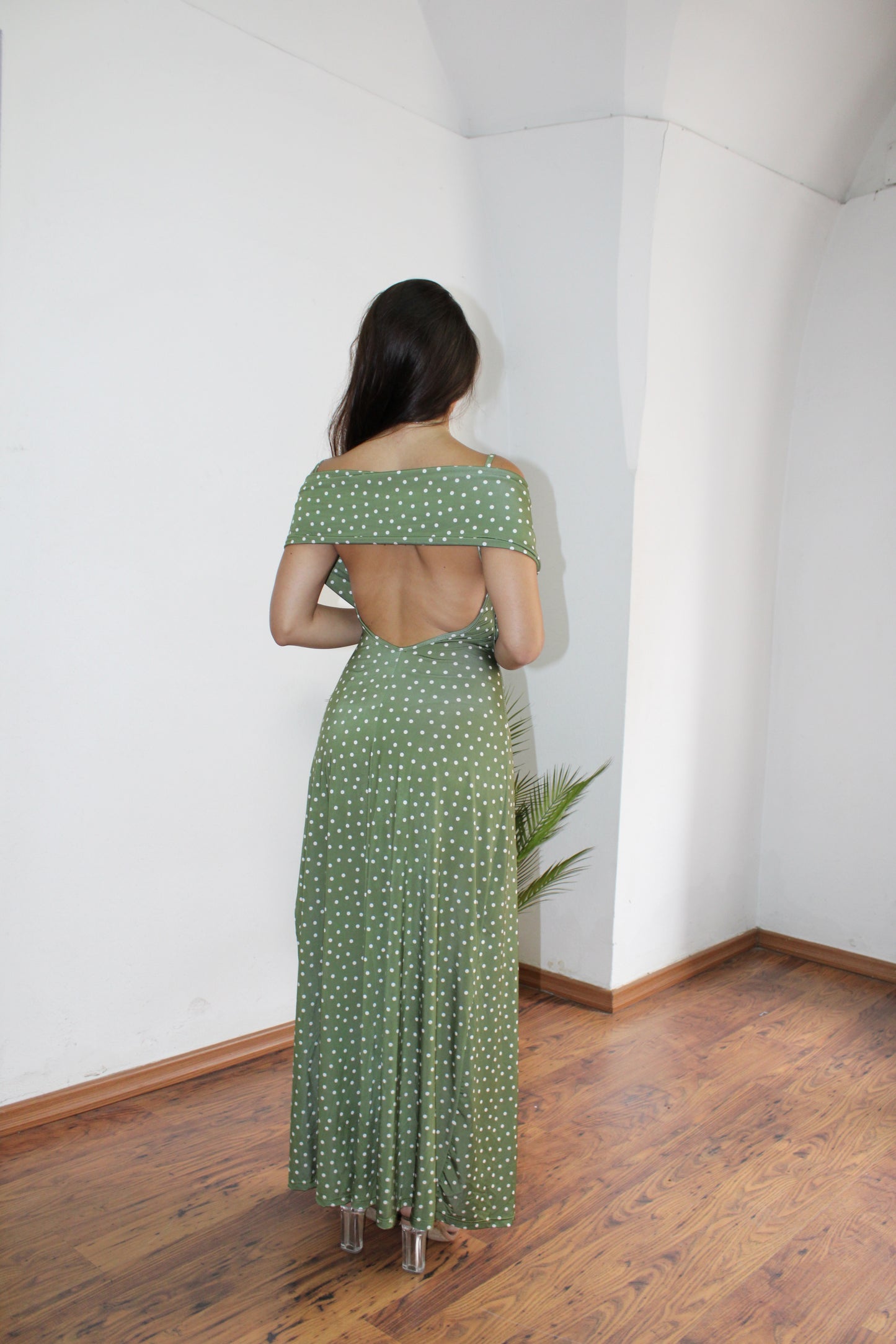 DRESS POIS VERDE