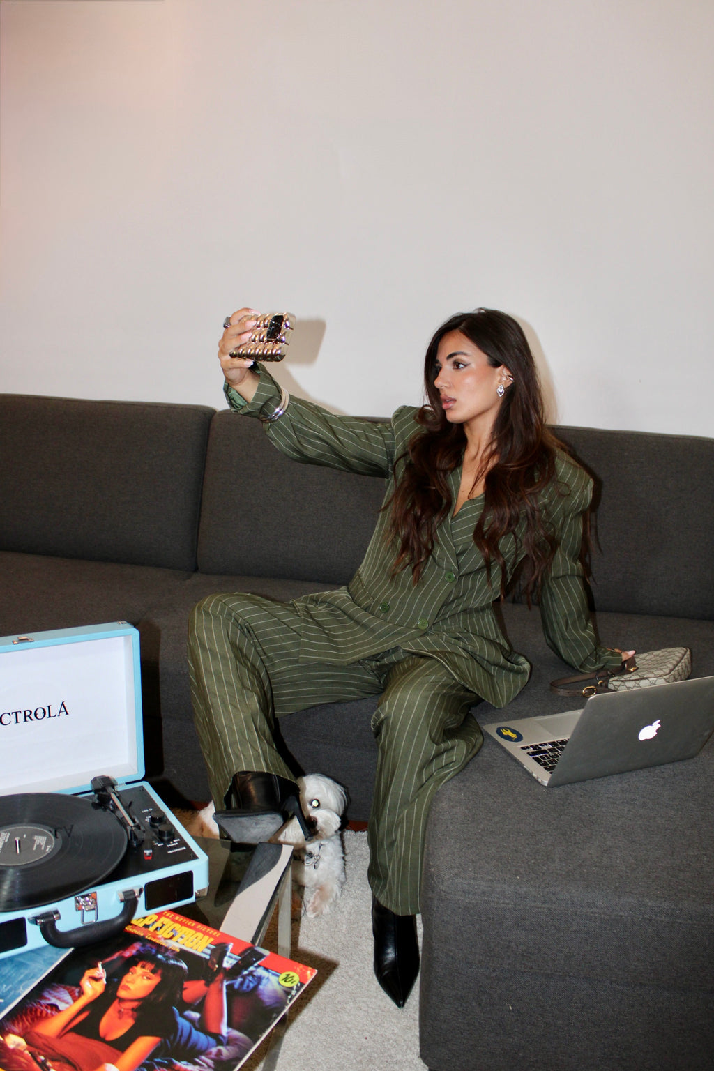 Tailleur Gessato over