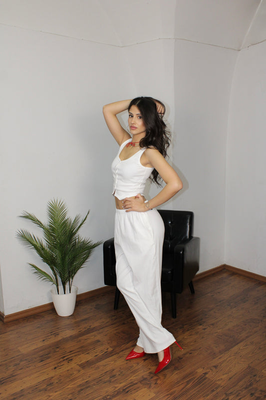 Coord Roxy white