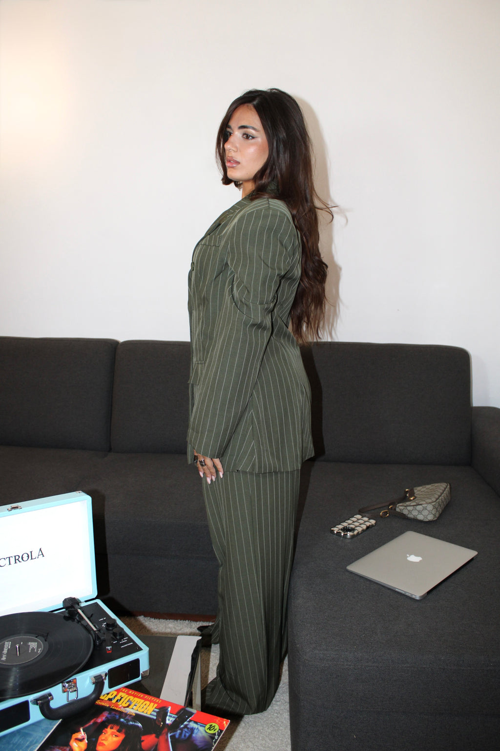 Tailleur Gessato over