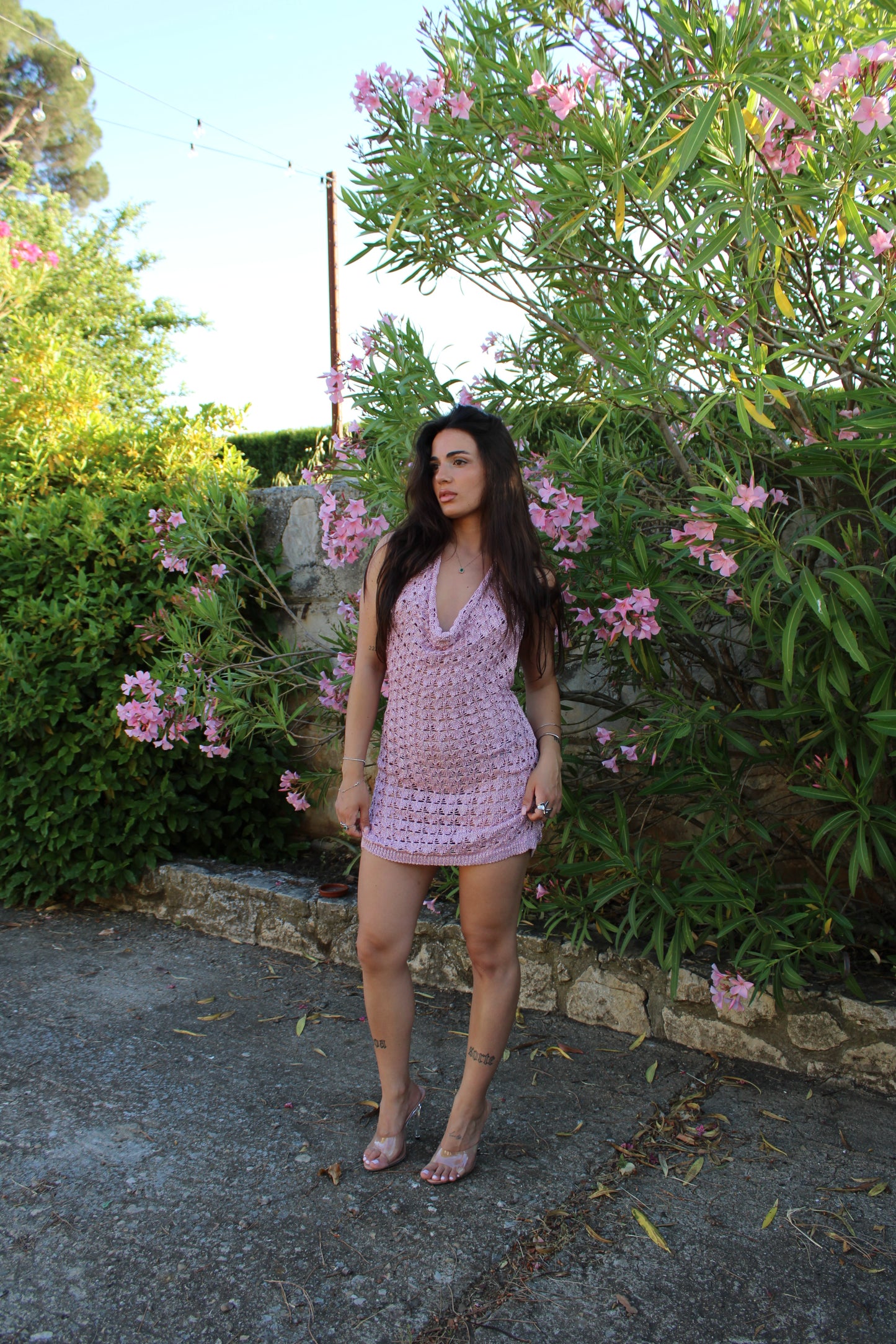 Dress Lurex pink